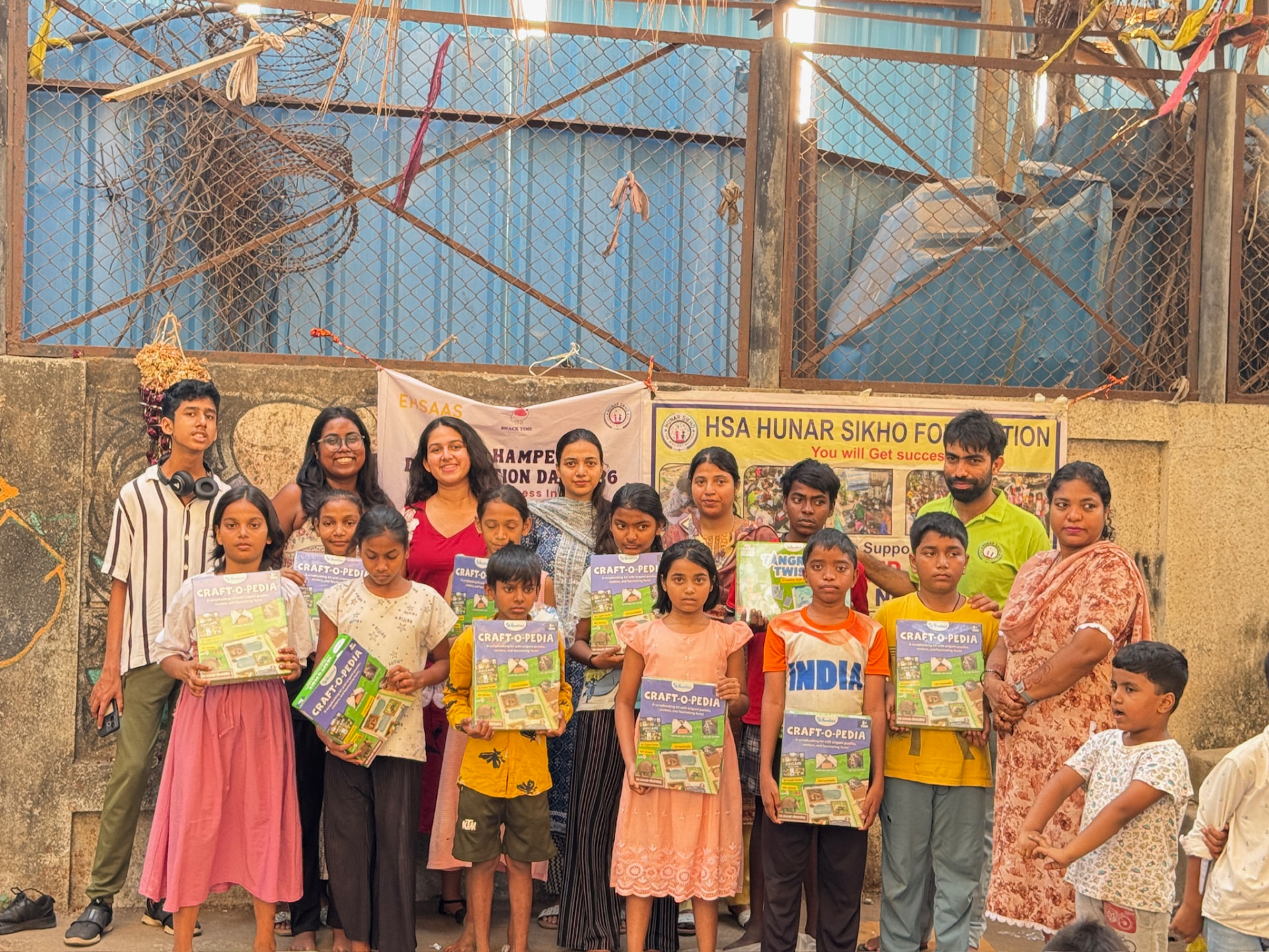 Together at Hamper Distribution Day